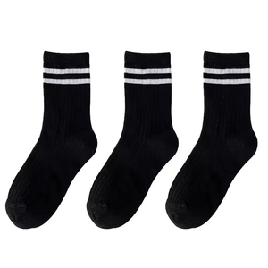 Stripe Crew Socks (3 - Pack) - KIDITOPIA