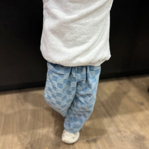 Cloud Plaid Pants - KIDITOPIA