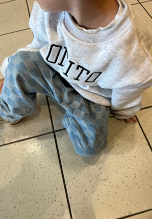 Cloud Plaid Pants - KIDITOPIA