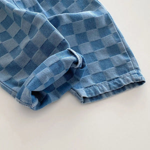 Cloud Plaid Pants - KIDITOPIA