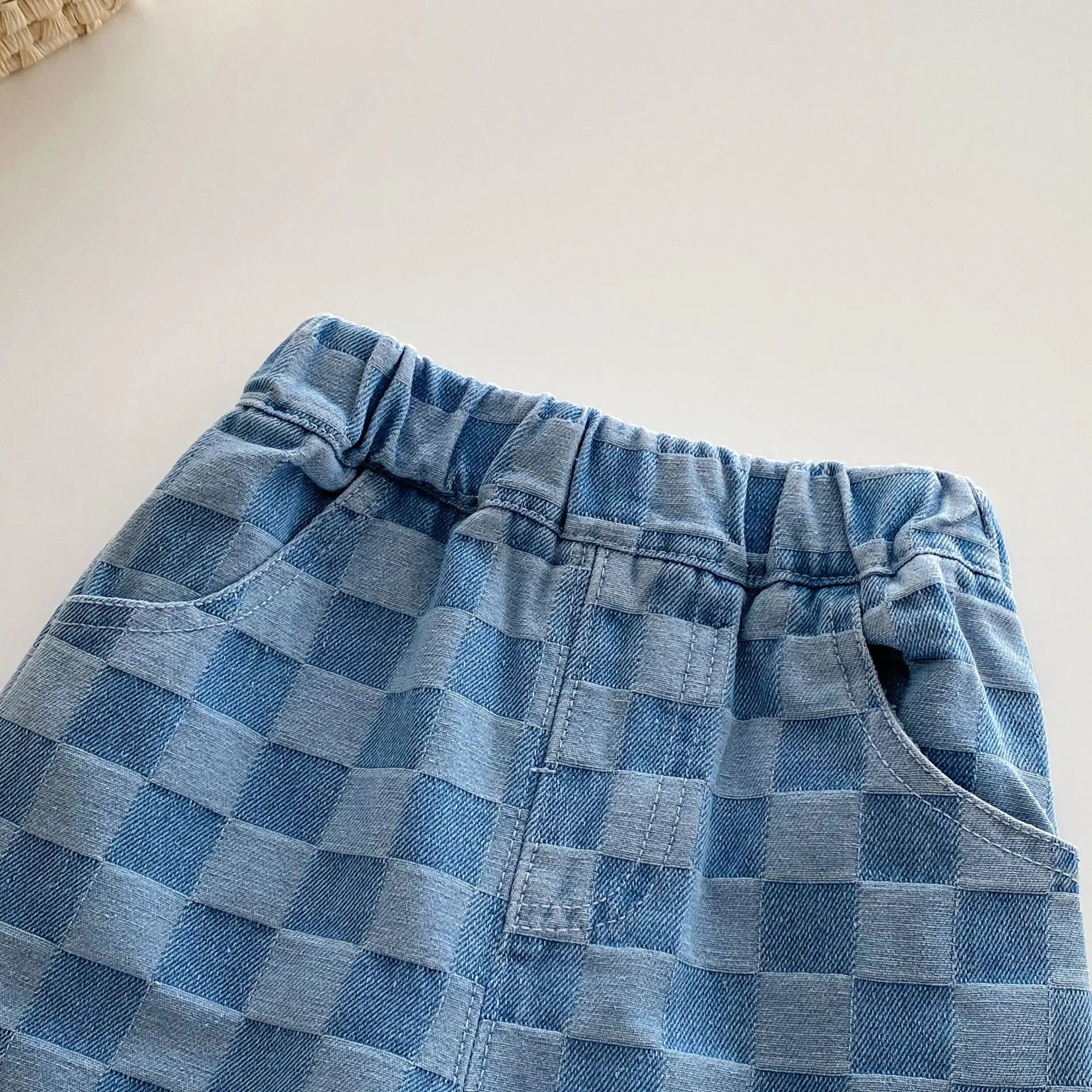 Cloud Plaid Pants - KIDITOPIA